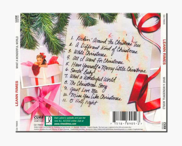 LeAnn Rimes - What A Wonderful World Album Art
